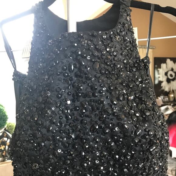 Rachel Allen 2pc. Gown beads/floral print - Picture 2 of 7